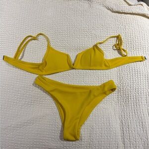 Zaful Sunny Yellow Bikini